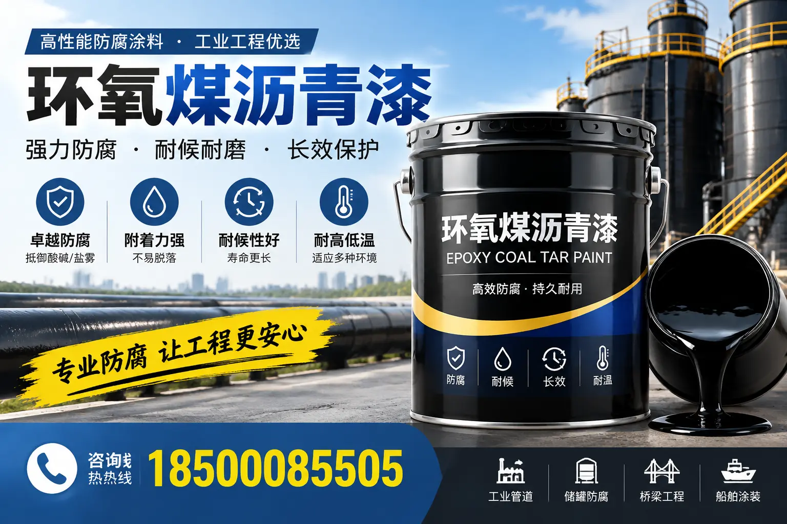 环氧煤沥青漆的施工方法与注意事项，确保在昆玉顺利完成